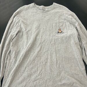 Vineyard Vines Gray Long Sleeve Tee